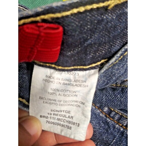 Wrangler WRG Hero Originals Boys Jeans Size 10 Reg 26x 24.5 adjustable waist EUC - Picture 7 of 8